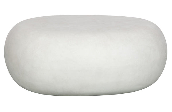 Pebble Bijzettafel Betonlook Wit 31x65x49