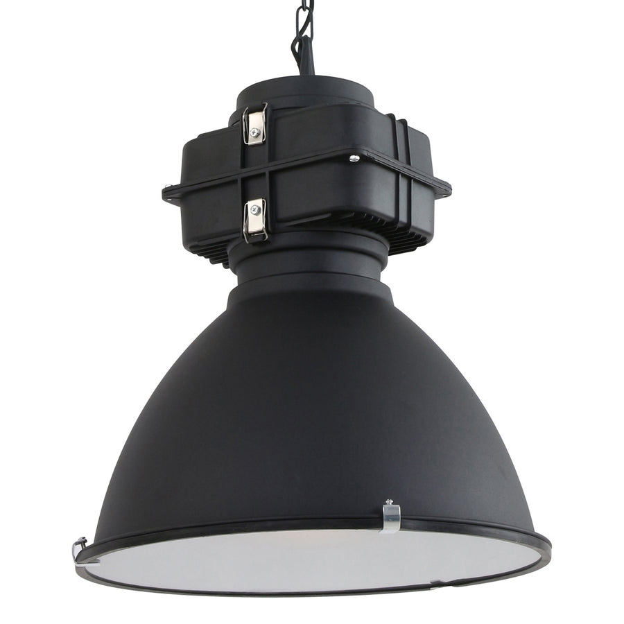 Zwarte industriële hanglamp densi 7779zw ø47 cm