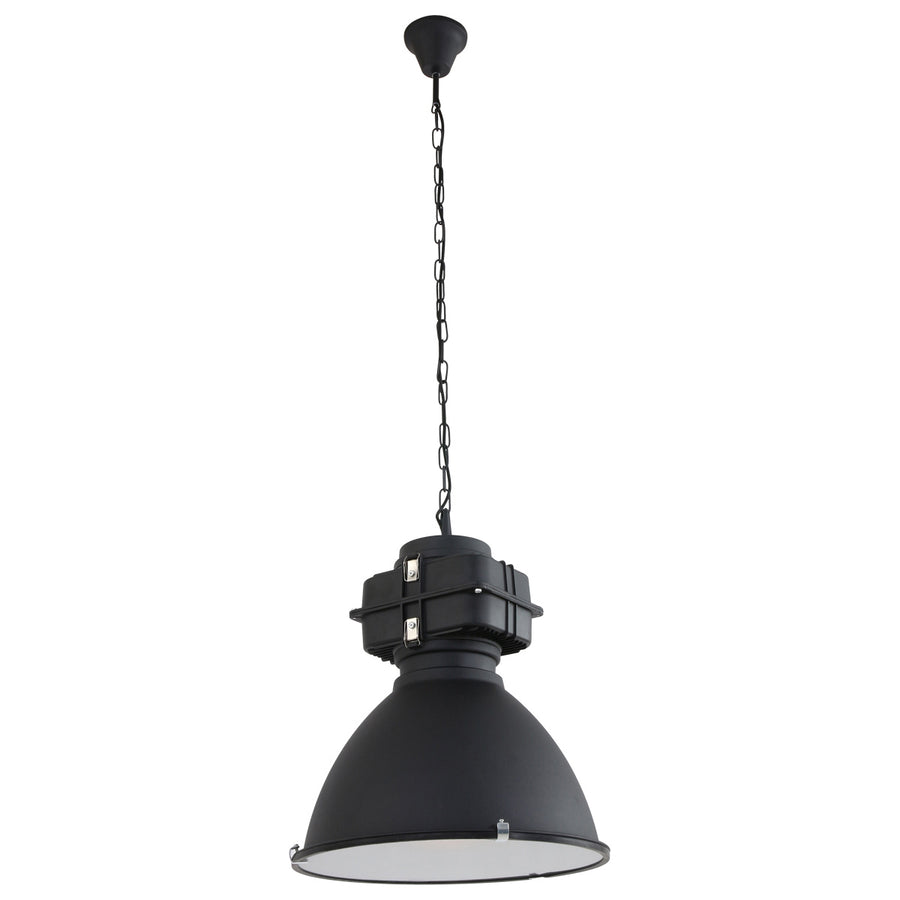 Zwarte industriële hanglamp densi 7779zw ø47 cm