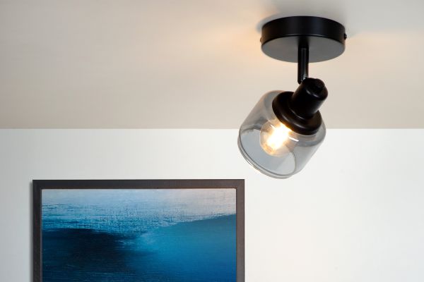 Wandspot 1xE14 Zwart