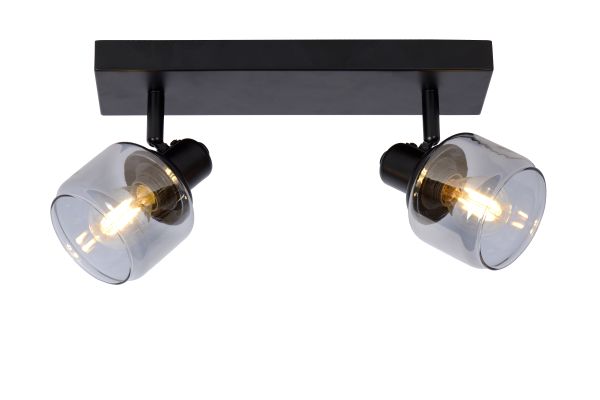 Plafondspot 2xE14 Zwart