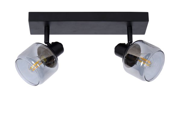 Plafondspot 2xE14 Zwart