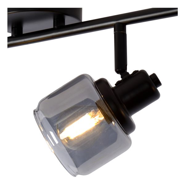 Wandspot 4xE14 Zwart