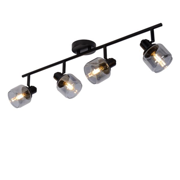 Wandspot 4xE14 Zwart