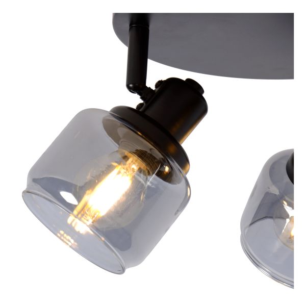 Plafondspot Ø 39 cm 3xE14 Zwart