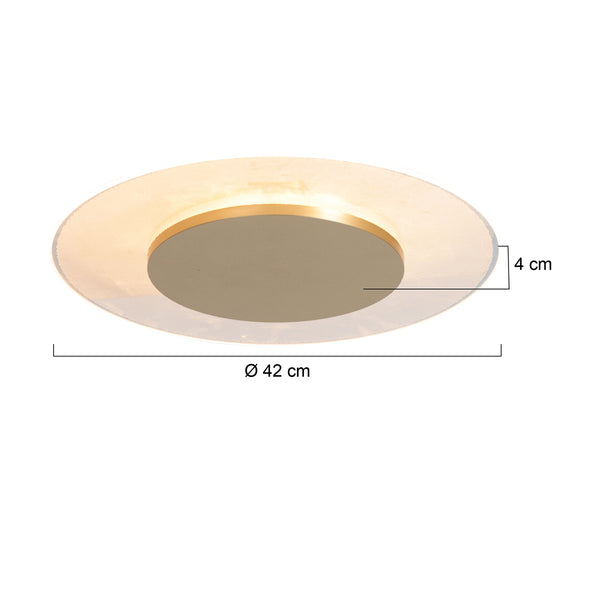 Plafondlamp Lido 7799GO – Goud Ø42 cm – 2200 Lumen