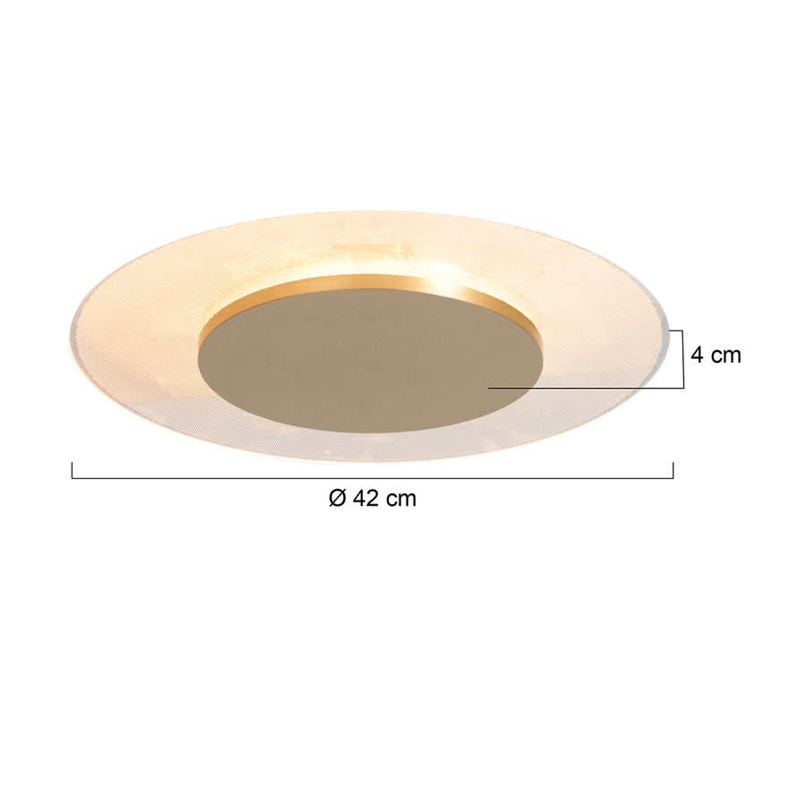 Plafondlamp Lido 7799GO – Goud Ø42 cm – 2200 Lumen