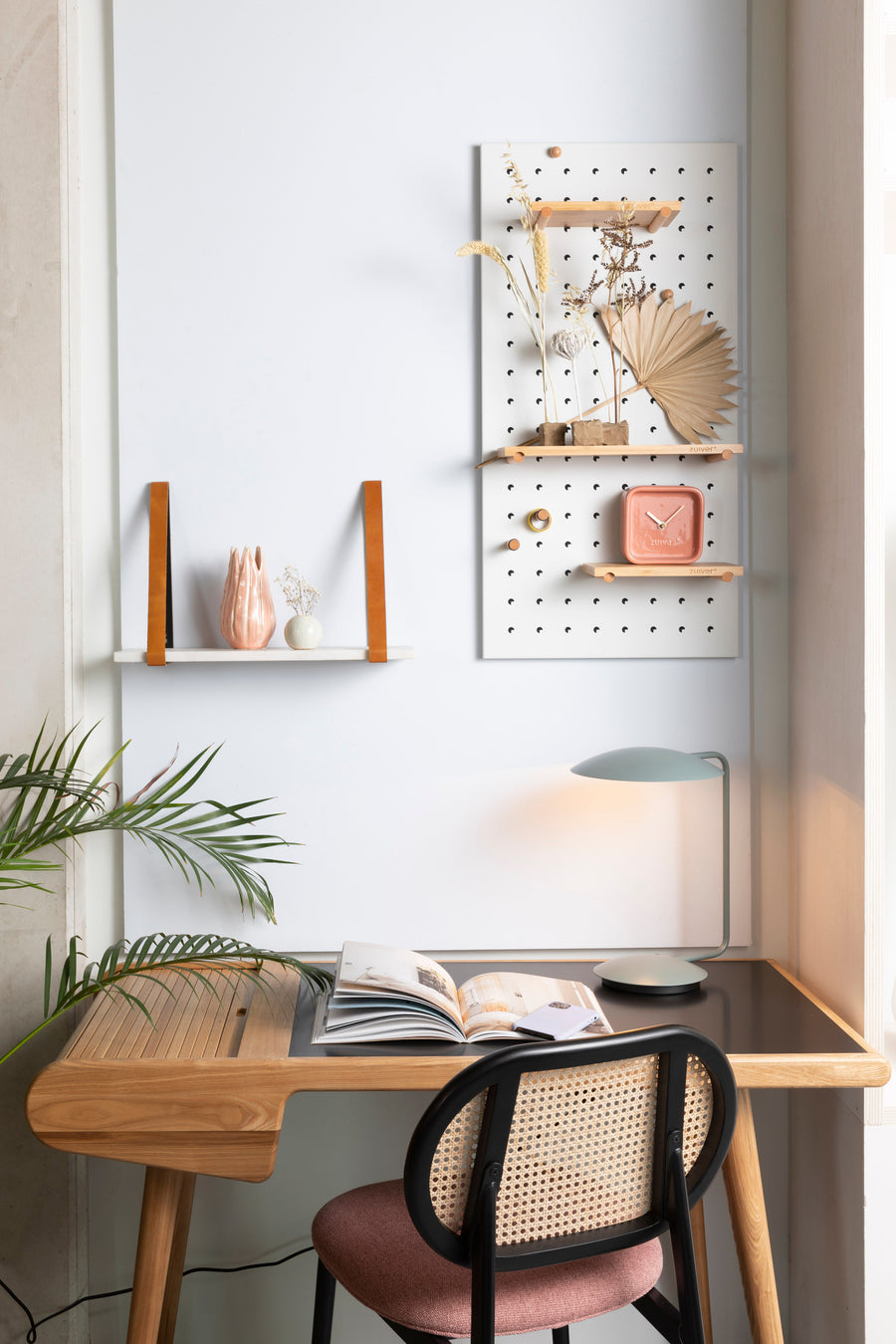 Bundy ophangbord/ magneetbord wit
