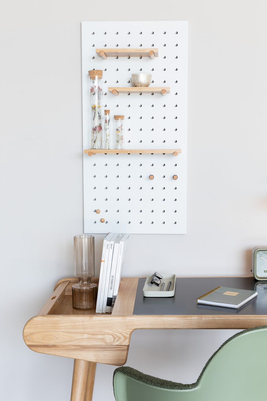 Bundy ophangbord/ magneetbord wit