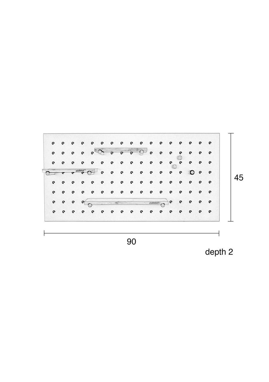 Pegboard Bundy Grijs