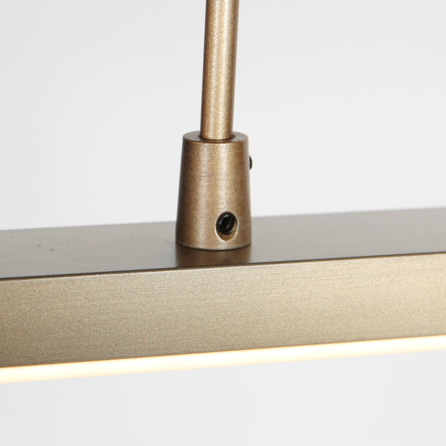 Goudkleurige Hanglamp Zelena 7971GO 155cm breed Instelbare lichtkleur & dimbaar – 3700 lumen