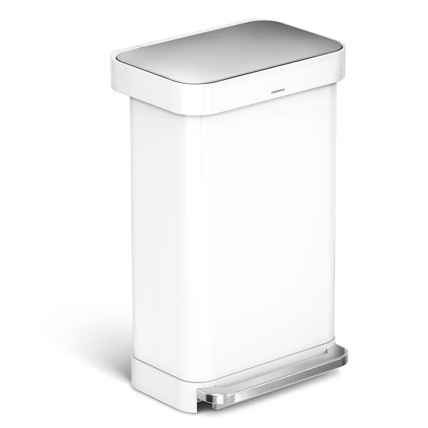 Pedaalemmer Rectangular met Liner Pocket 45 ltr, Simplehuman