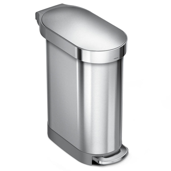 Pedaalemmer Slimline met Liner Pocket 45 ltr, Simplehuman