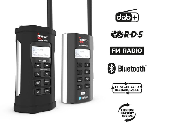 DAB+ / FM / Bluetooth / Oplaadbaar / IP64