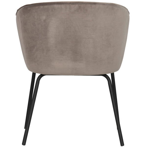 ADMIT EETKAMERSTOEL VELVET KHAKI (set of 2)