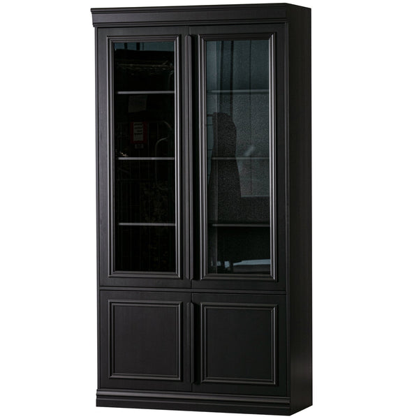 Organize vitrinekast 44 cm grenen matzwart