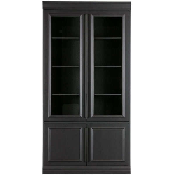 Organize vitrinekast 44 cm grenen matzwart
