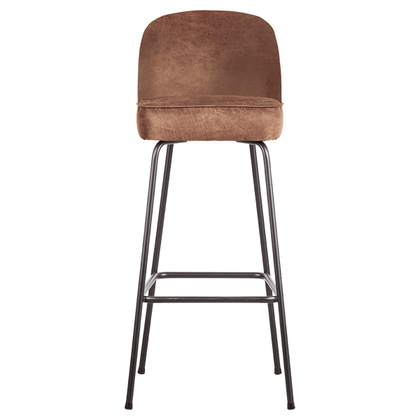 VOGUE BARSTOEL 80 CM LEER COGNAC