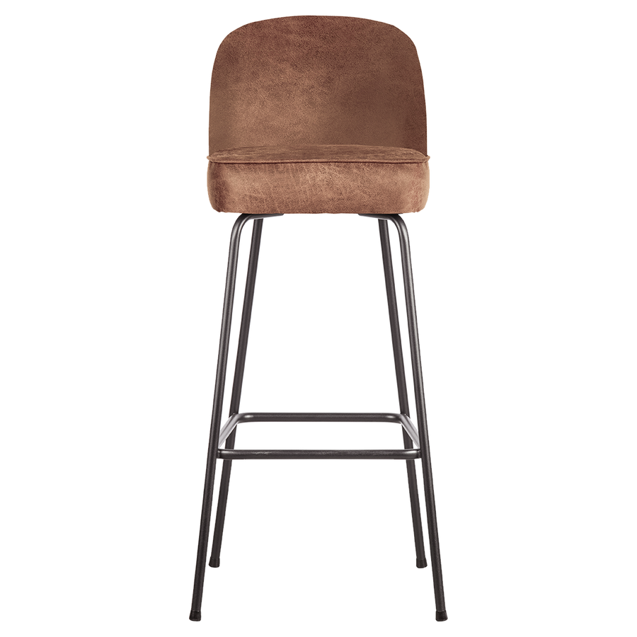VOGUE BARSTOEL 80 CM LEER COGNAC