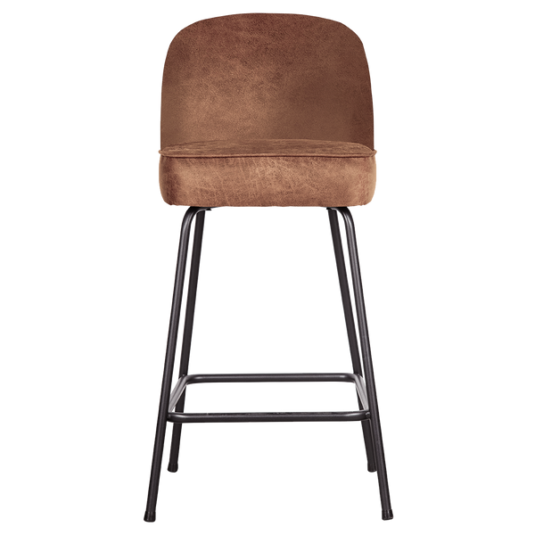VOGUE BARSTOEL 65 CM LEER COGNAC