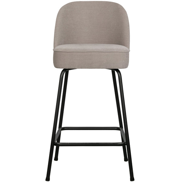 Vogue barstoel 65 cm geweven stof zand