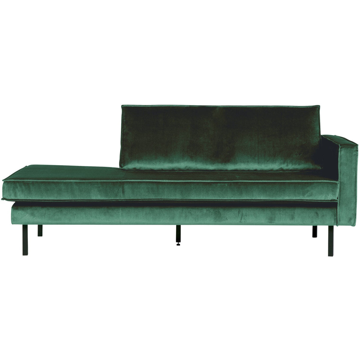 Rodeo daybed rechts velvet bosgroen