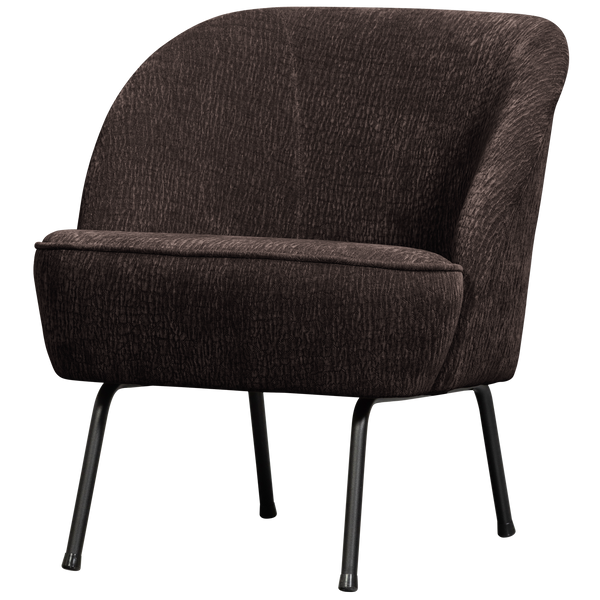 Vogue fauteuil 3d chenille donkerbruin