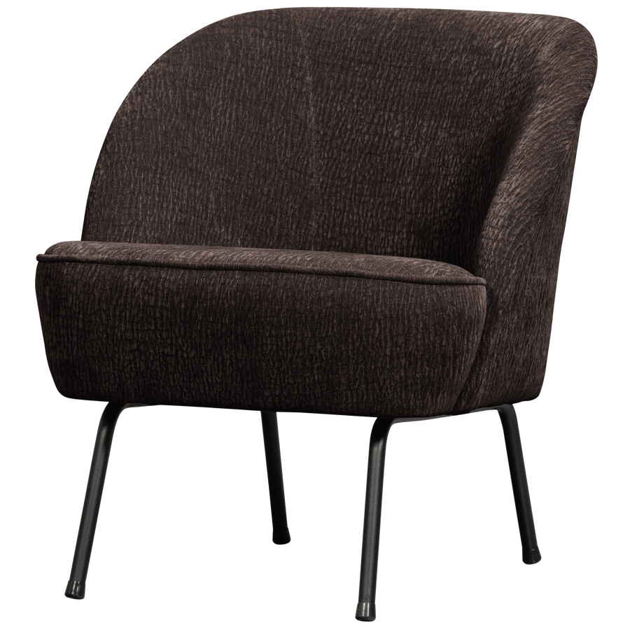 Vogue fauteuil 3d chenille donkerbruin