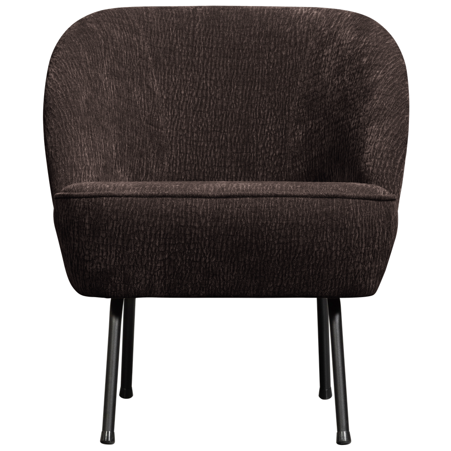 Vogue fauteuil 3d chenille donkerbruin