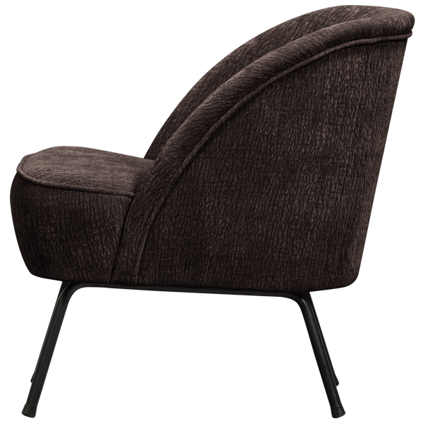 Vogue fauteuil 3d chenille donkerbruin