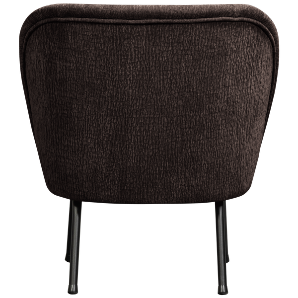 Vogue fauteuil 3d chenille donkerbruin