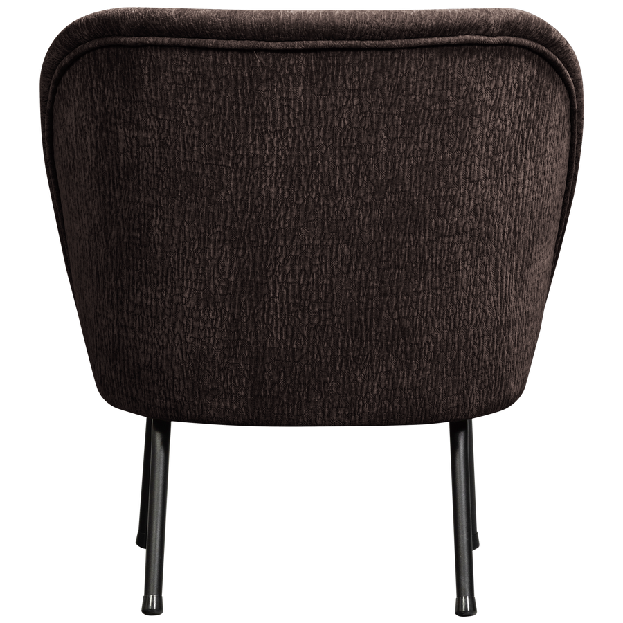 Vogue fauteuil 3d chenille donkerbruin