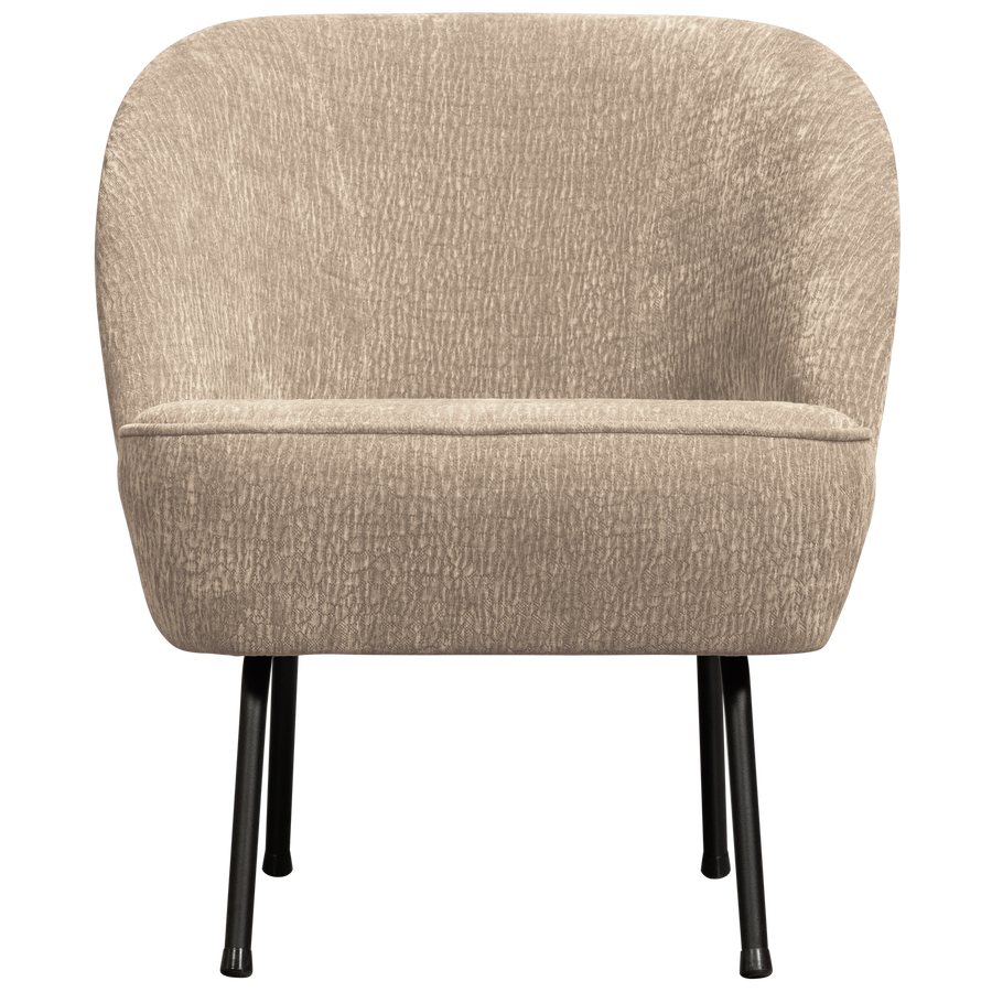 Vogue fauteuil 3d chenille zand