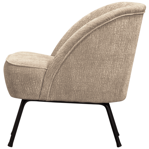 Vogue fauteuil 3d chenille zand