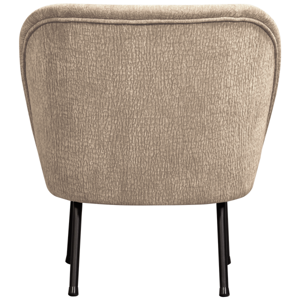 Vogue fauteuil 3d chenille zand