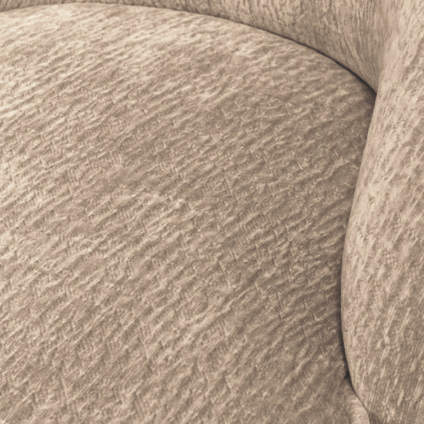 Vogue fauteuil 3d chenille zand