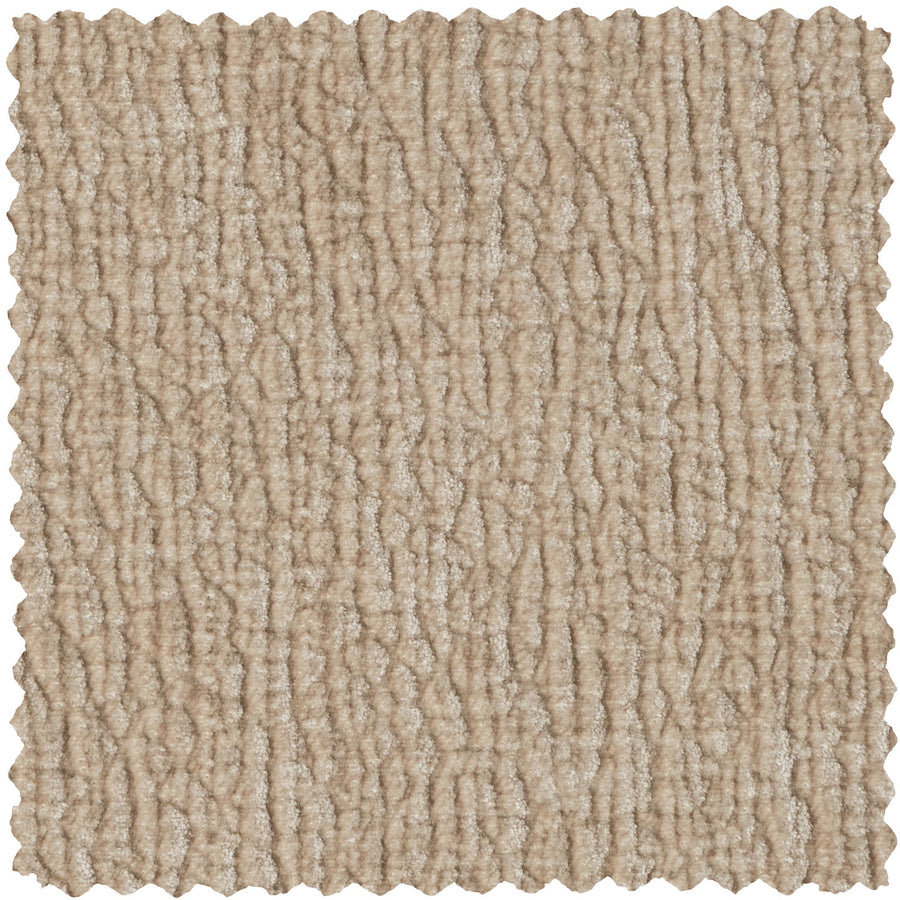 Mount eetkamerstoel met armleuning 3d chenille zand - set van 2
