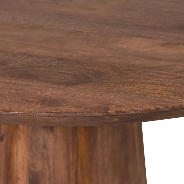 LIMIT EETKAMERTAFEL ROND MANGOHOUT WALNOOT O130 CM
