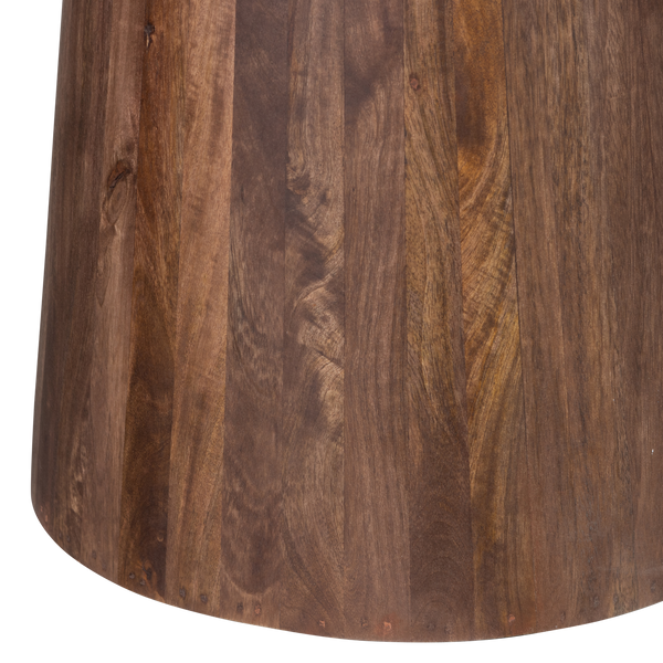 LIMIT EETKAMERTAFEL ROND MANGOHOUT WALNOOT O130 CM