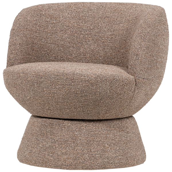Shuffle draaifauteuil bruin melange