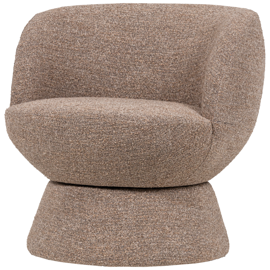 Shuffle draaifauteuil bruin melange