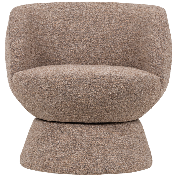 Shuffle draaifauteuil bruin melange