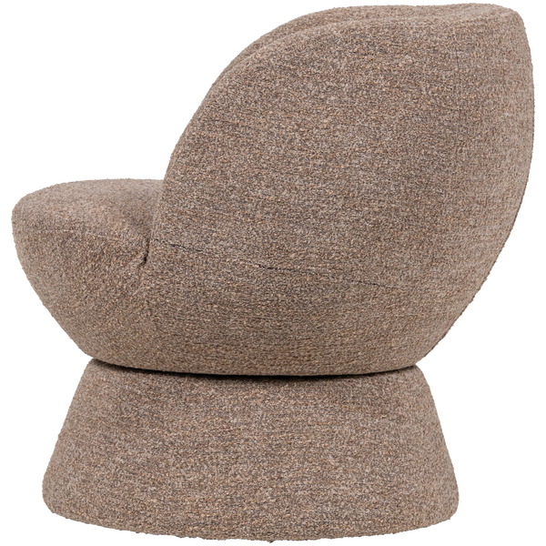 Shuffle draaifauteuil bruin melange