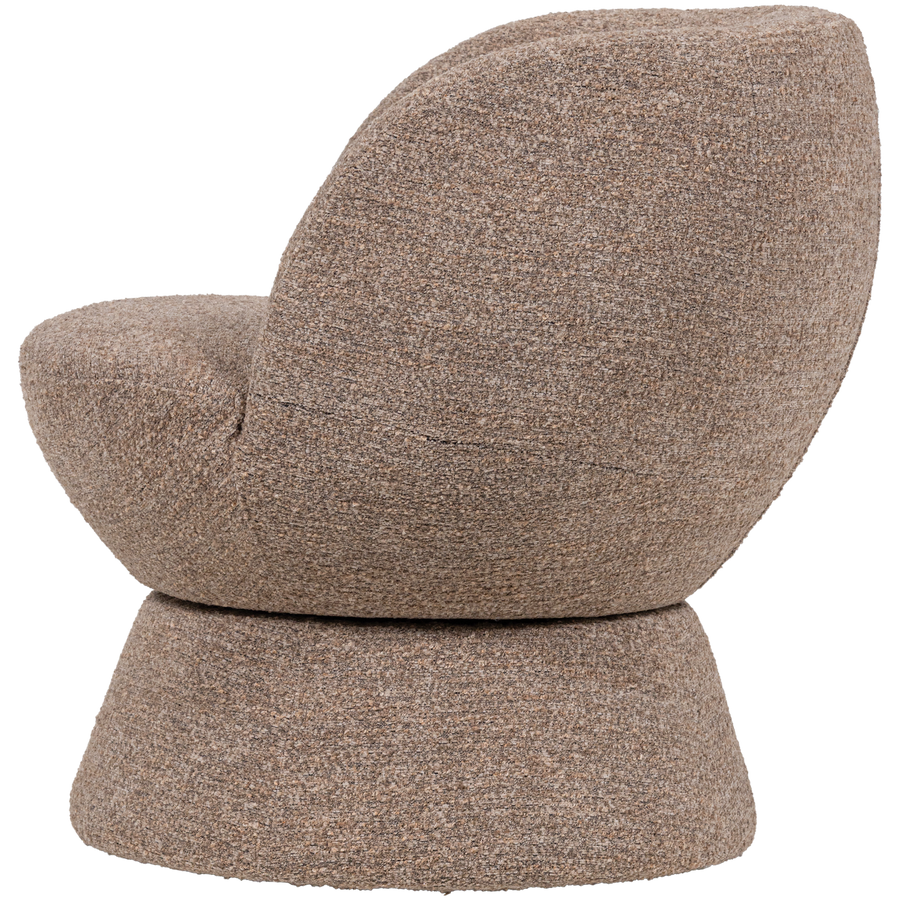 Shuffle draaifauteuil bruin melange