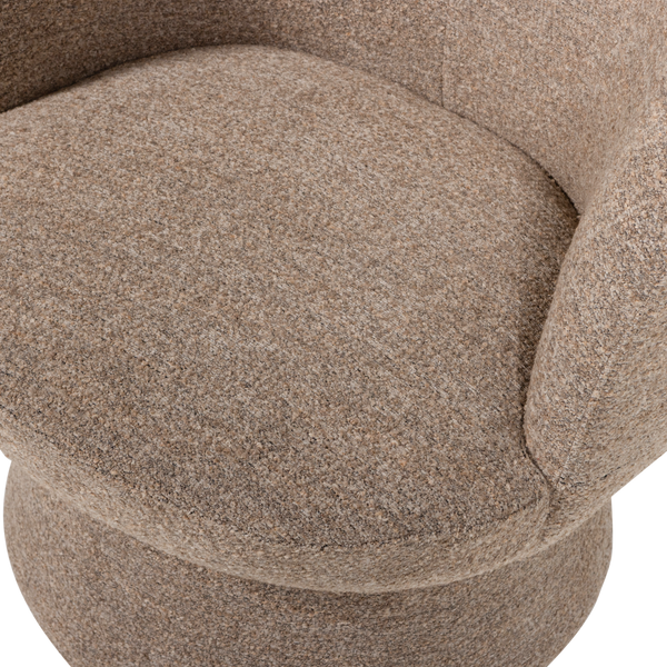 Shuffle draaifauteuil bruin melange