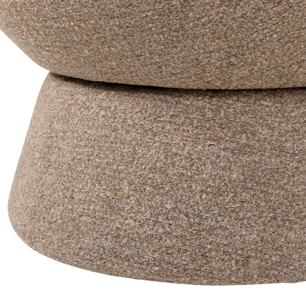Shuffle draaifauteuil bruin melange