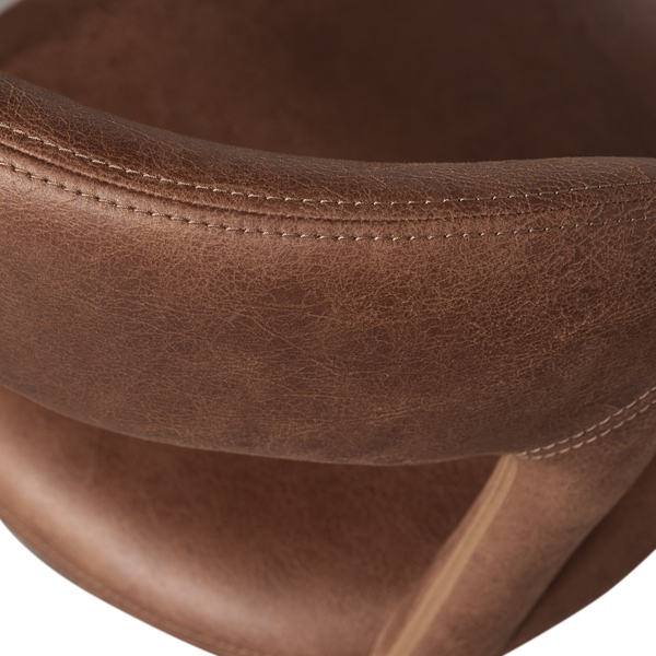 Noble eetkamerstoel leerlook cognac (set of 2)