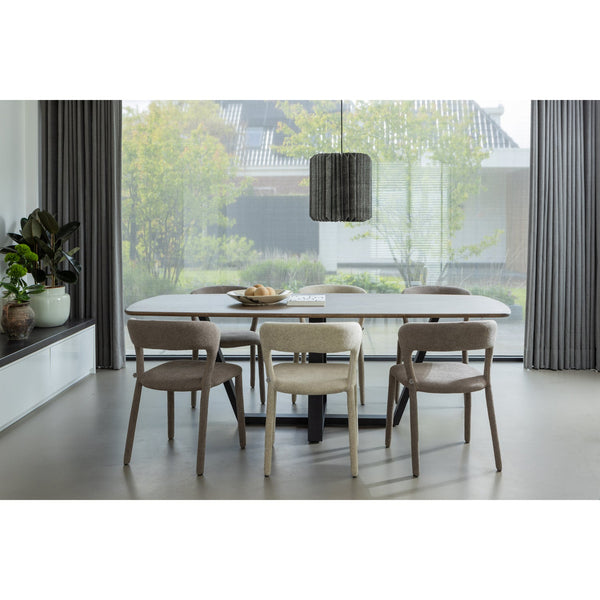 NOBLE EETKAMERSTOEL TAUPE (set of 2)