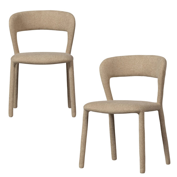 NOBLE EETKAMERSTOEL ZAND (set of 2)
