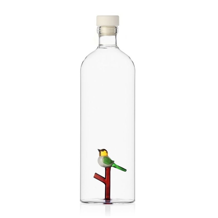 bottle with bird